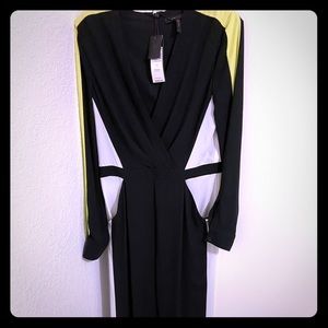 BCBG color block jumpsuit